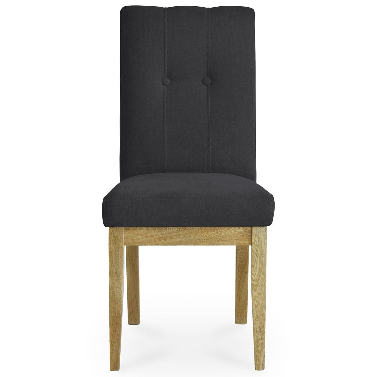 ELITE LIVING - Set x2 Sillas de Comedor Turín Madera Roble Flor morado - Microfibra Antifluidos