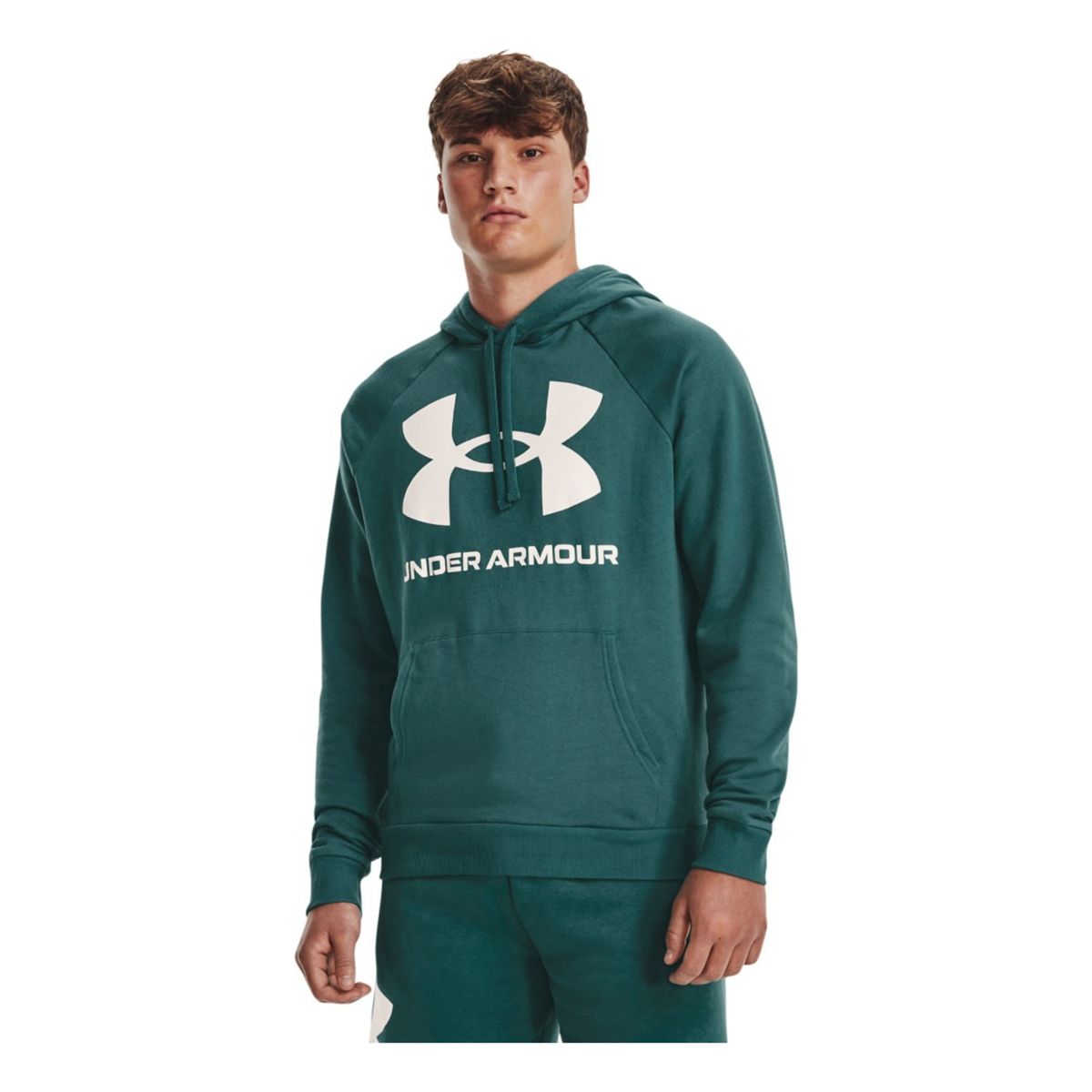 UNDER ARMOUR - Buzo Hombre Under Armour RIVAL FLEECE BIG Verde UNDER ARMOUR