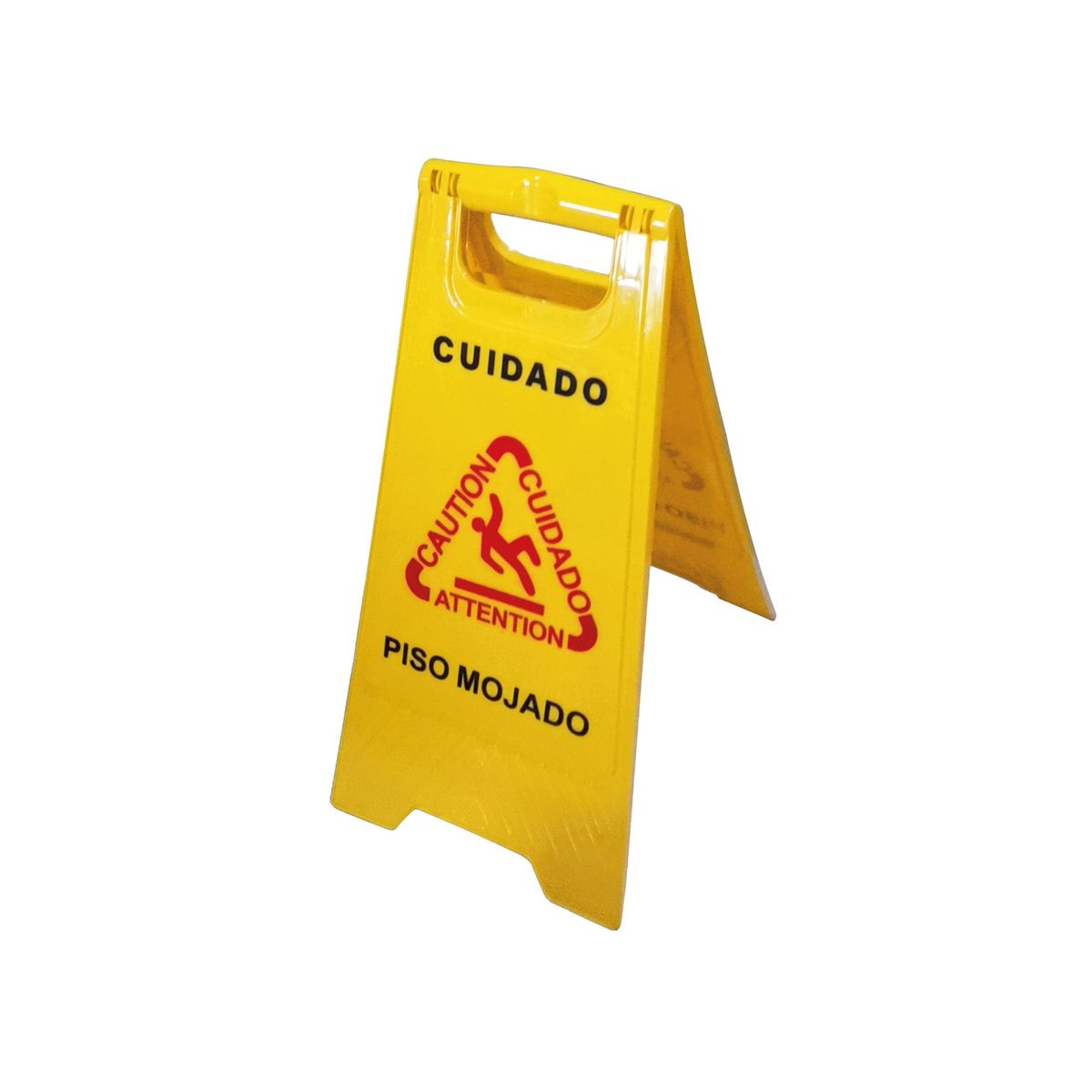 TRIPLE CLEAN - Aviso señalizador piso mojado