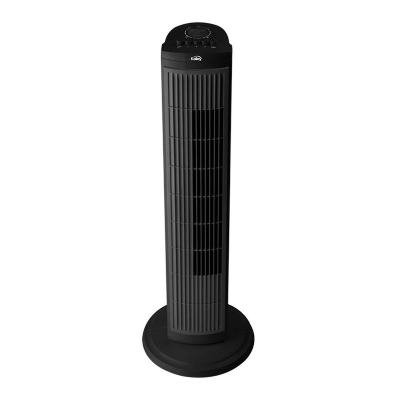 KALLEY - Ventilador de Torre  Ahorrador de Energía Kalley Negro
