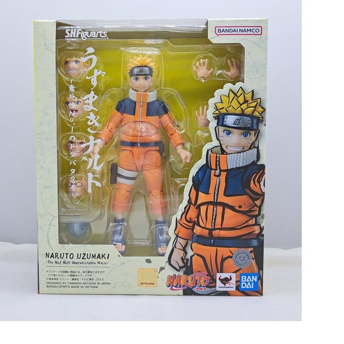 HASBRO - Naruto Unpredictable Ninja Figura Sh Figuarts Bandai 15 Cm