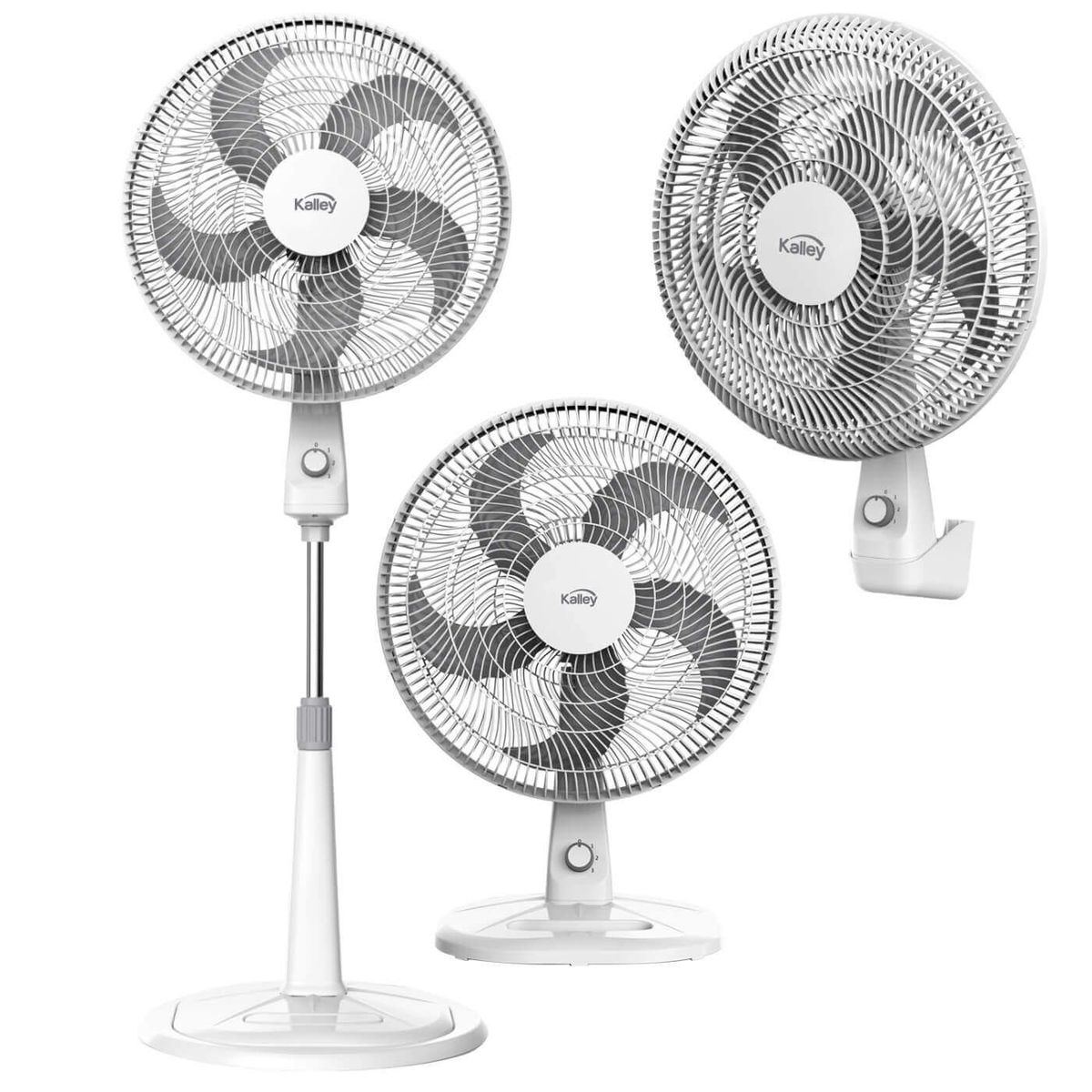 KALLEY - Ventilador Ahorrador de Energía 100 W Kalley 18 Pulgadas Blanco
