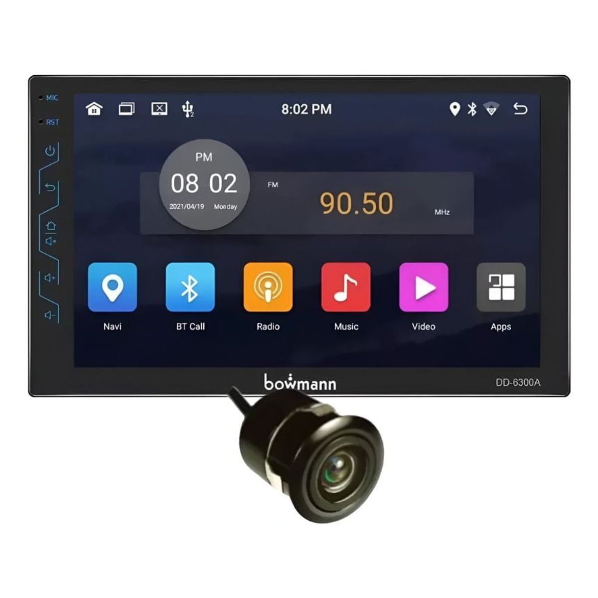 BOWMANN - Radio Carro Android 11 2 + 32Gb GPS Bluetooth Pantalla 7'' HD Bowmann