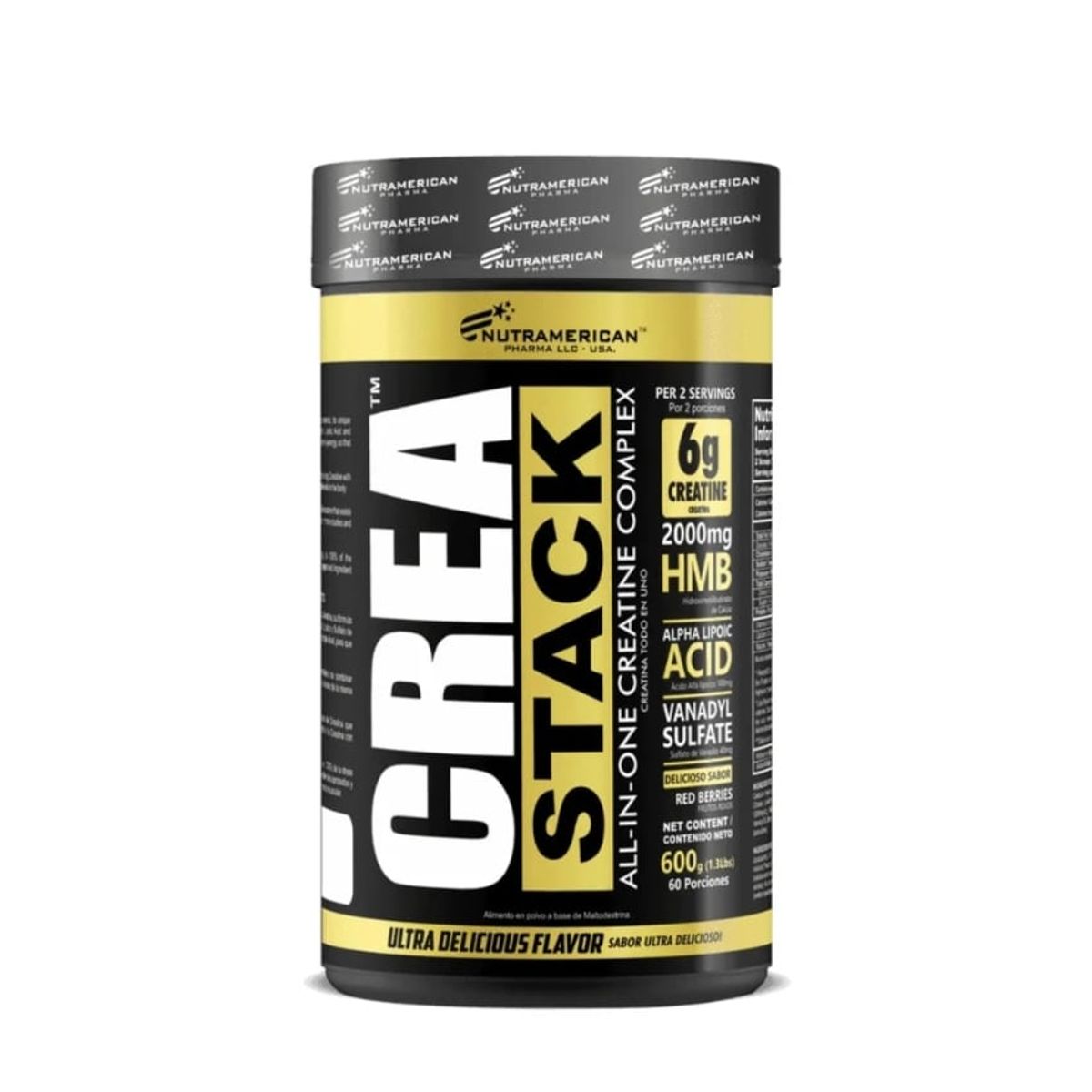MEGAPLEX - Crea Stack - All In One Creatine Complex - Nutramerican Pharma