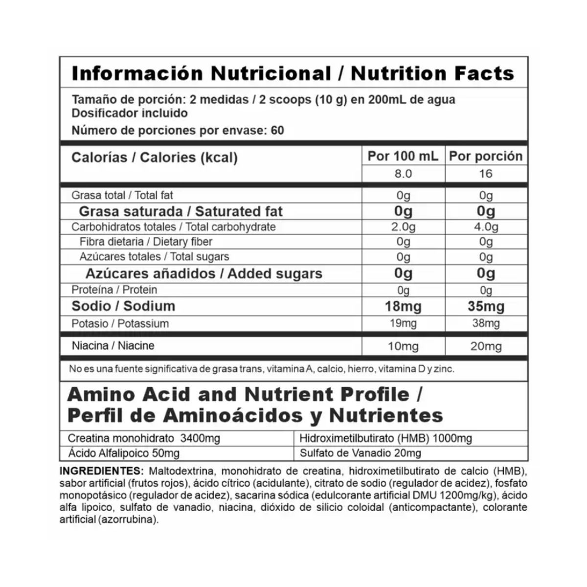 MEGAPLEX - Crea Stack - All In One Creatine Complex - Nutramerican Pharma