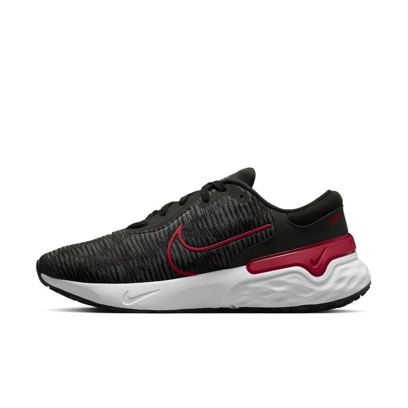 NIKE - TENIS NIKE HOMBRE RENEW RUN 4 NEGRO ROJO