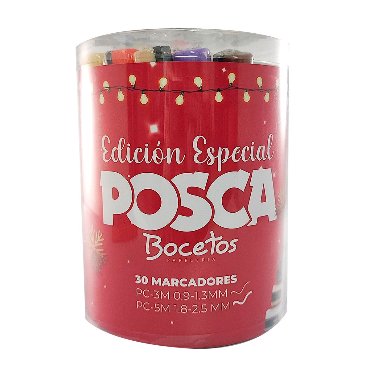 POSCA - Marcador Posca Pc-3m Y Pc-5m, Set X 30 Colores
