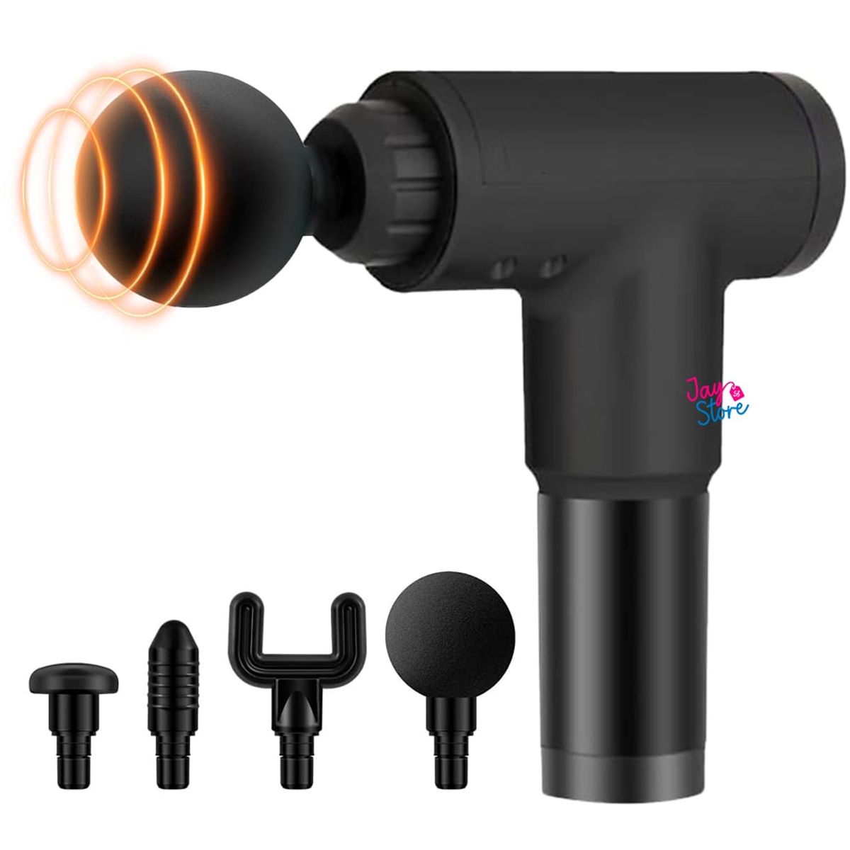 JAYSTORE - Masajeador Muscular Eléctrico Fascial Corporal Terapéutico Vibrador