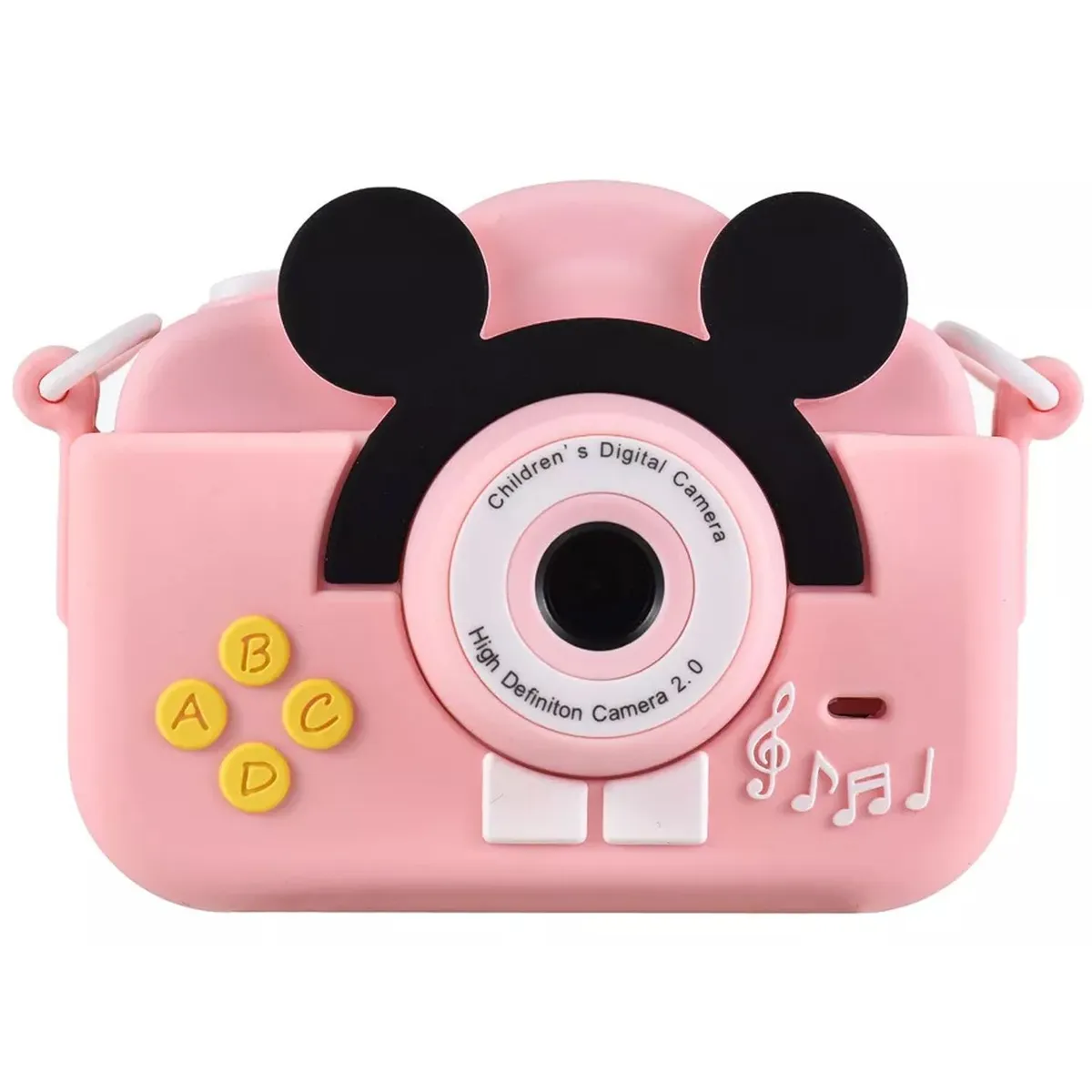 ONE PIXEL - Cámara Digital Para Niños Full Hd 1080p Fotografía Rosada