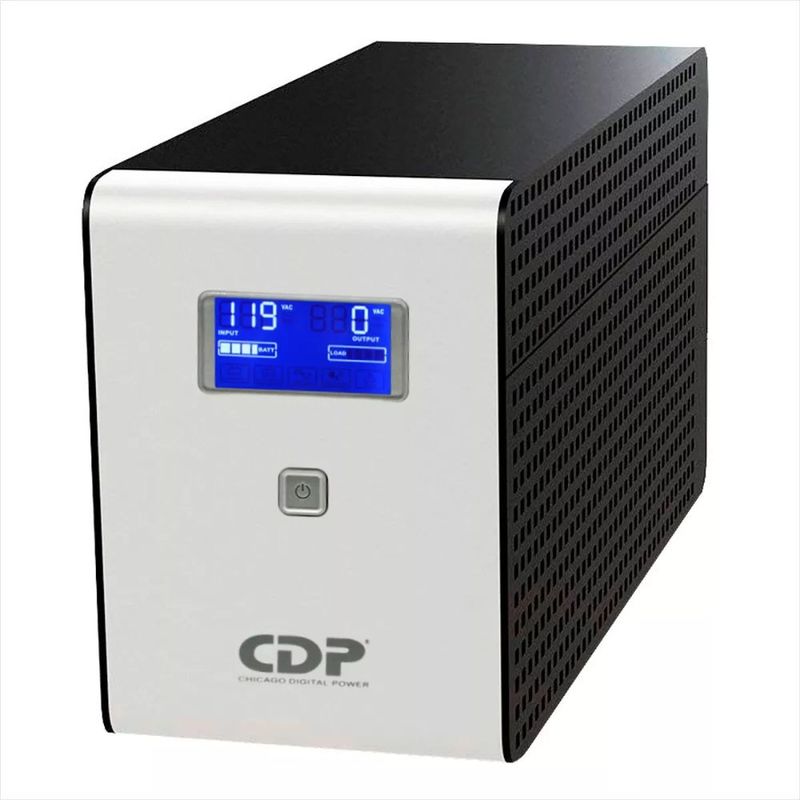 CDP - UPS CDP Interactiva CDP  1500VA/900W 10 Tomas de Salida PANTALLA LCD