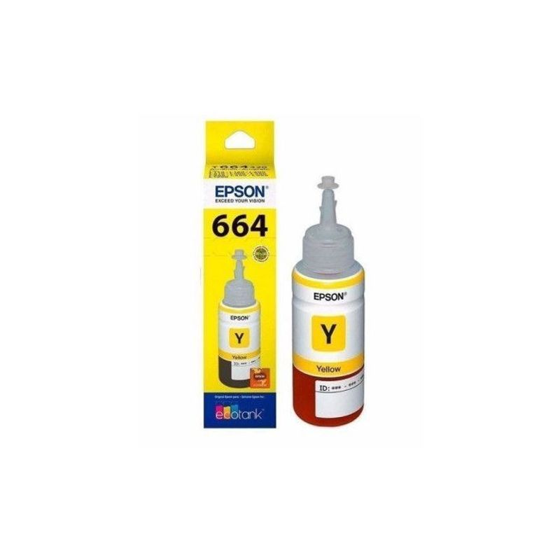 EPSON - Botella Epson T664420 – AMARILLO  IMPRESORA EPSON L200/210/350/355/555