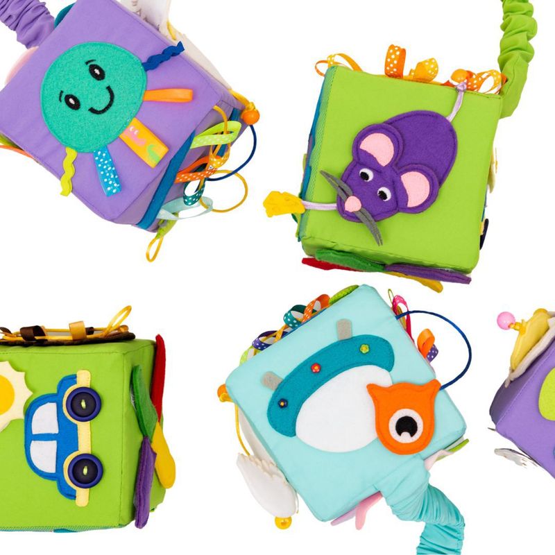 GENERICO - Cubo sensorial Kidbuk Azul