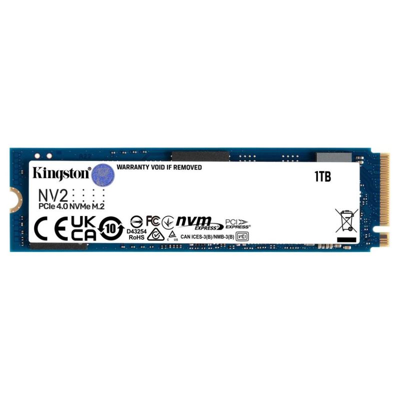 KINGSTON - Unidad de estado solido ssd kingston NV2 1000GB M2 PCIe NVMe