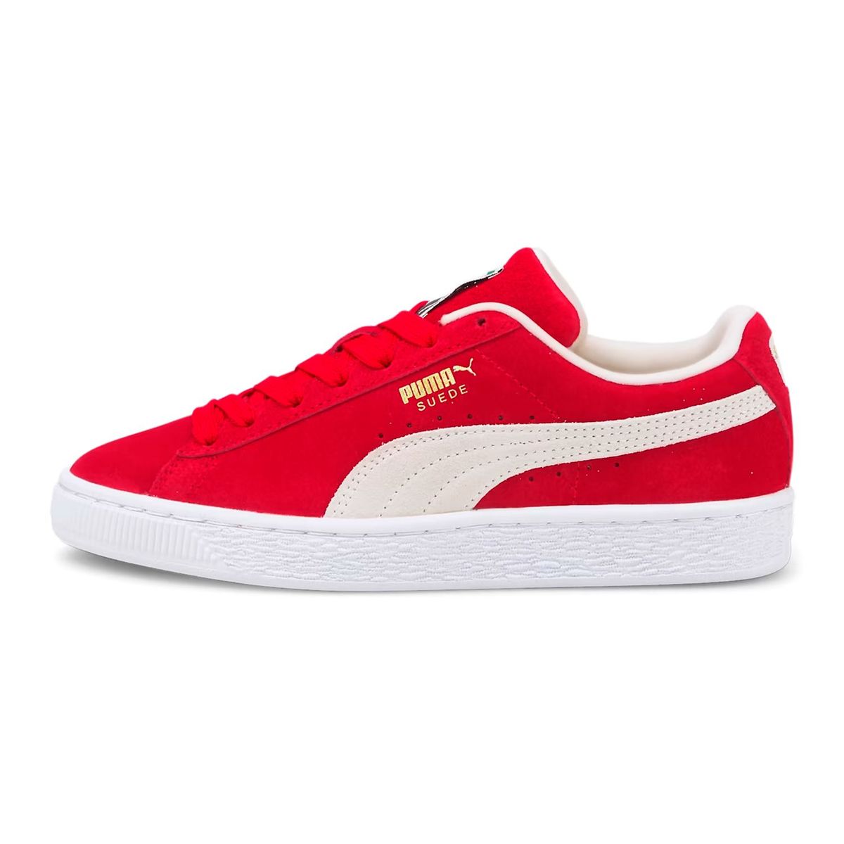 PUMA - Tenis Puma Rojo Suede Classic XXI Trainera 380560-02