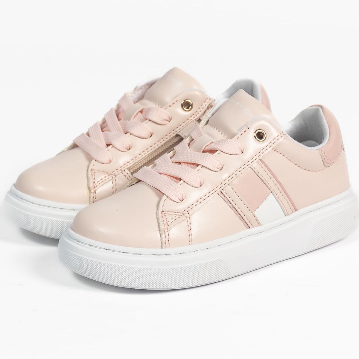 TOMMY HILFIGER - Tenis Casual Para Niña Rosa Tommy Hilfiger