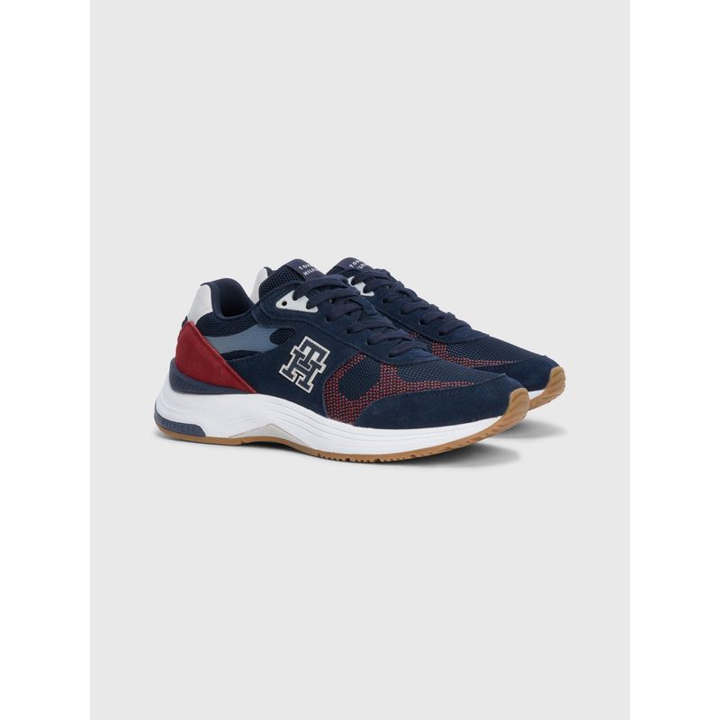 TOMMY HILFIGER - Tenis Deportivas Con Monograma Th Hombre Azul Tommy Hilfiger