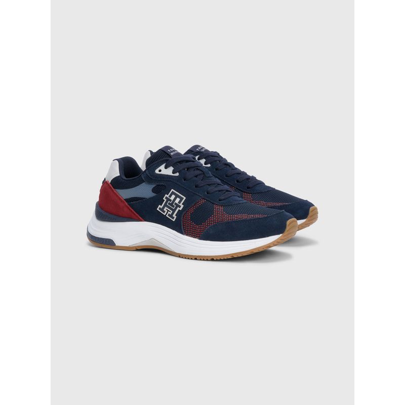 TOMMY HILFIGER - Tenis Deportivas Con Monograma Th Hombre Azul Tommy Hilfiger