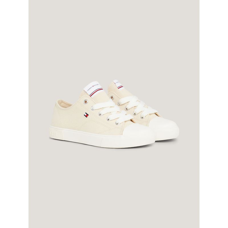 TOMMY HILFIGER - Tenis Casual Para Niño Beige Tommy Hilfiger