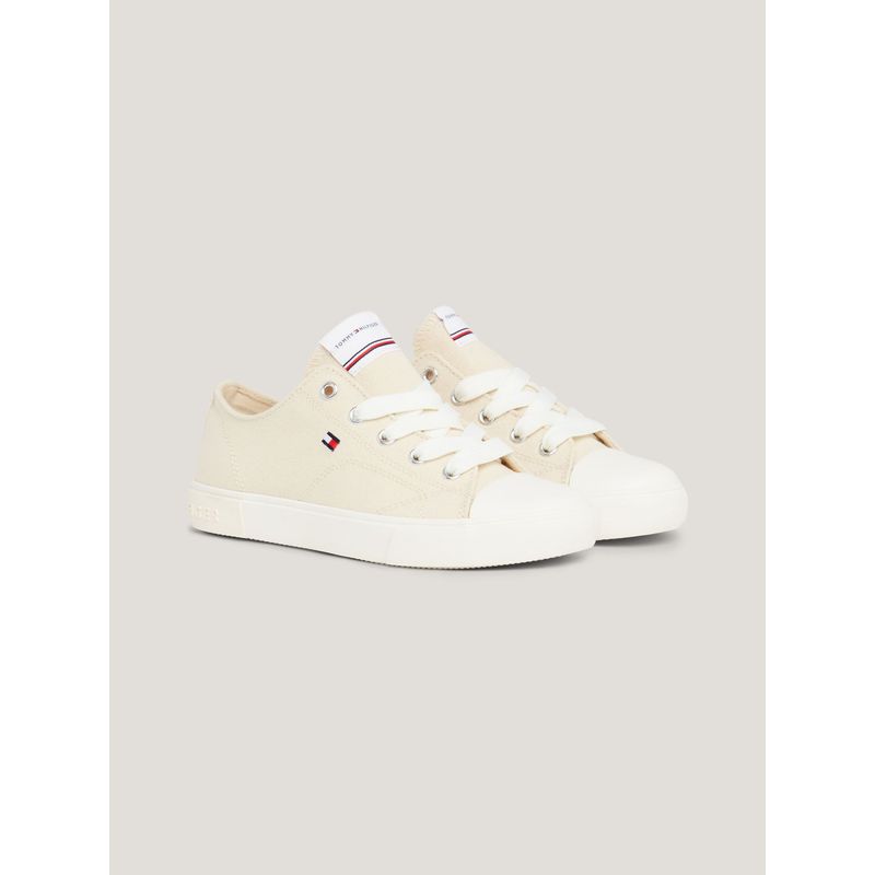 TOMMY HILFIGER - Tenis Casual Para Niño Beige Tommy Hilfiger