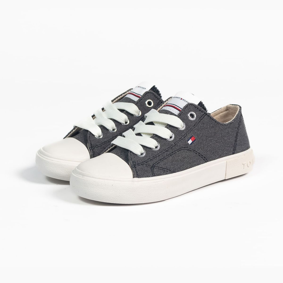 TOMMY HILFIGER - Tenis Casual Para Niño Negro Tommy Hilfiger