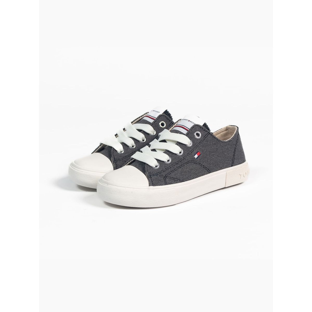 TOMMY HILFIGER - Tenis Casual Para Niño Negro Tommy Hilfiger