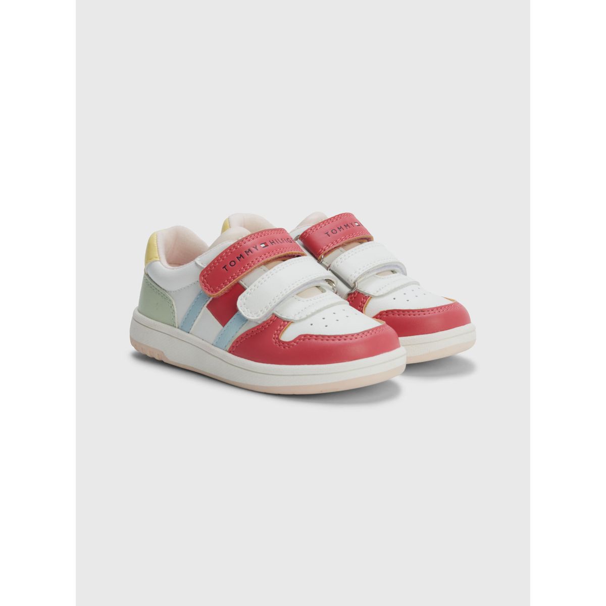 TOMMY HILFIGER - Tenis Doble Velcro De Niña Blanco Tommy Hilfiger