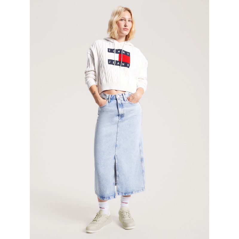 TOMMY HILFIGER - Tenis Retro Cuero Con Logo Para Mujer Tommy Hilfiger