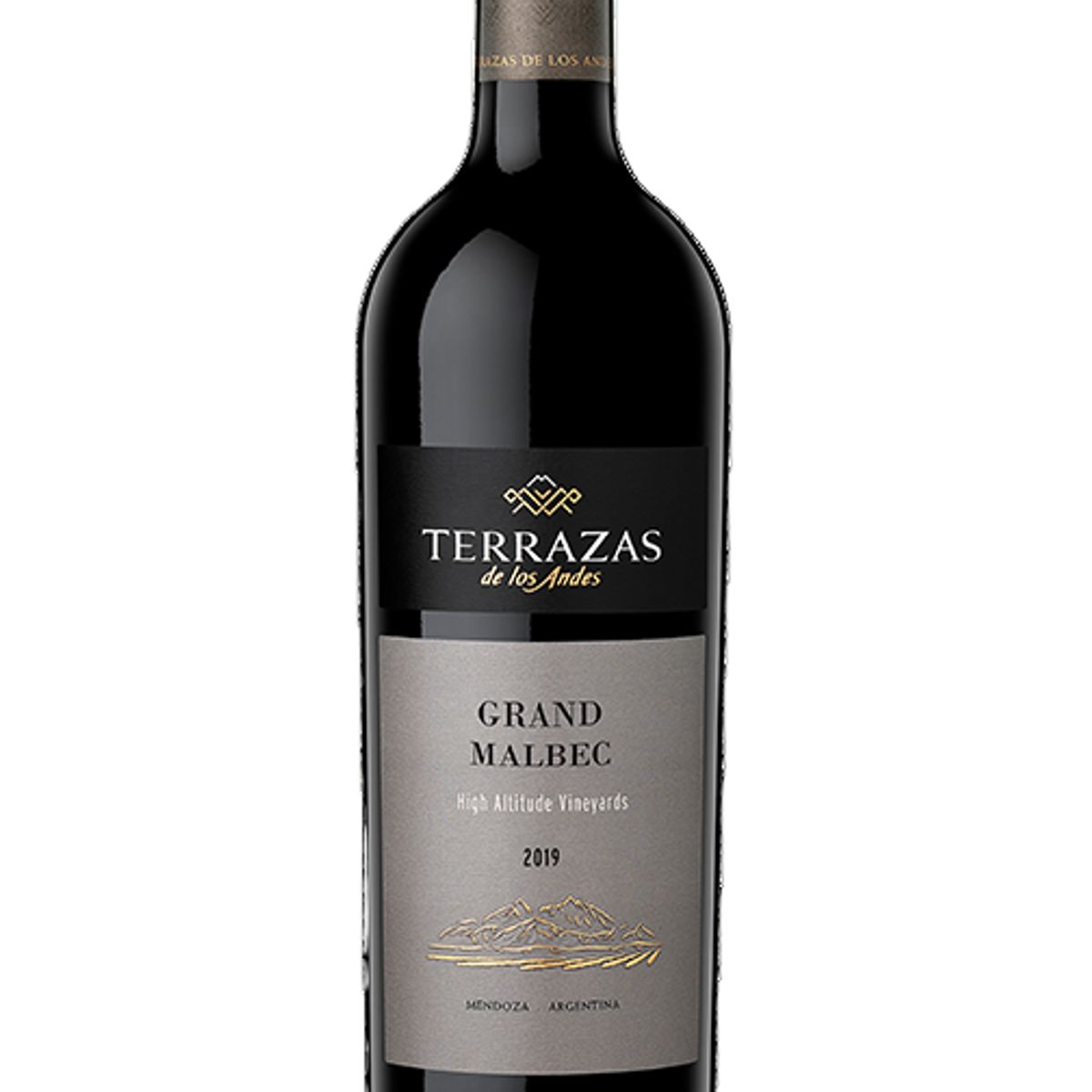 GENERICO - VINO TINTO TERRAZAS DE LOS ANDES GRAND MALBEC 2019 MENDOZA  ARGENTINA 750 ML