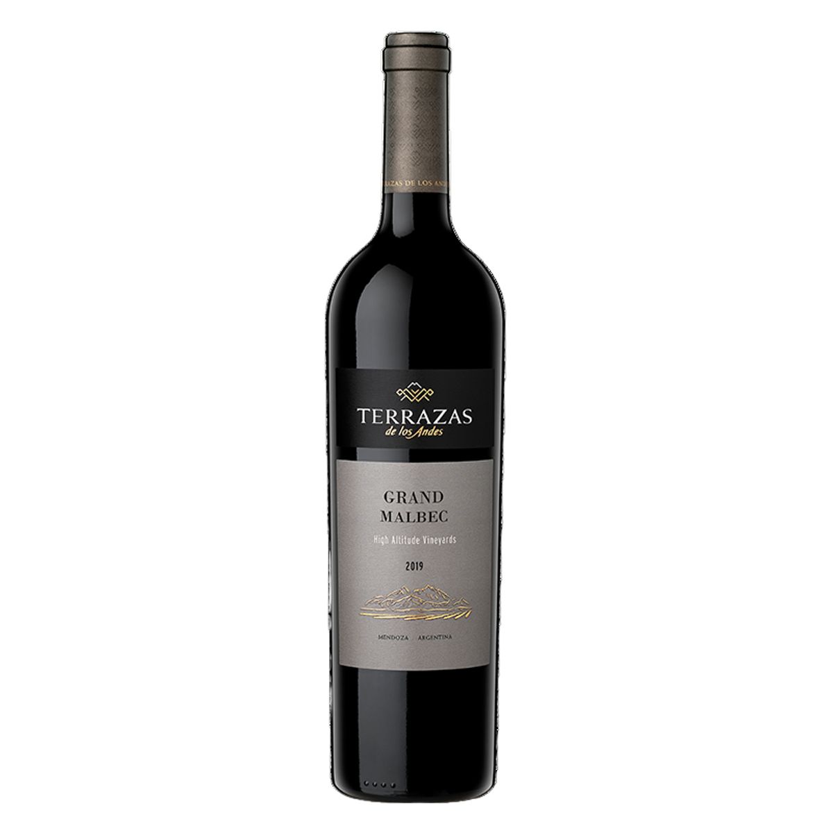 GENERICO - VINO TINTO TERRAZAS DE LOS ANDES GRAND MALBEC 2019 MENDOZA  ARGENTINA 750 ML