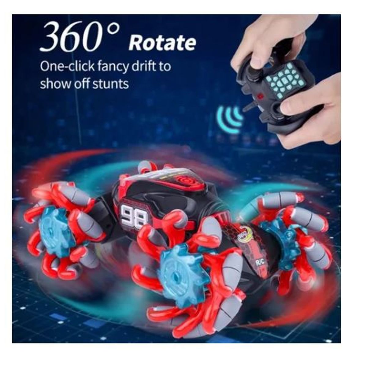 SHEN HUANG - Carro Control Remoto Gestos 360° Manilla Luz Y Sonido