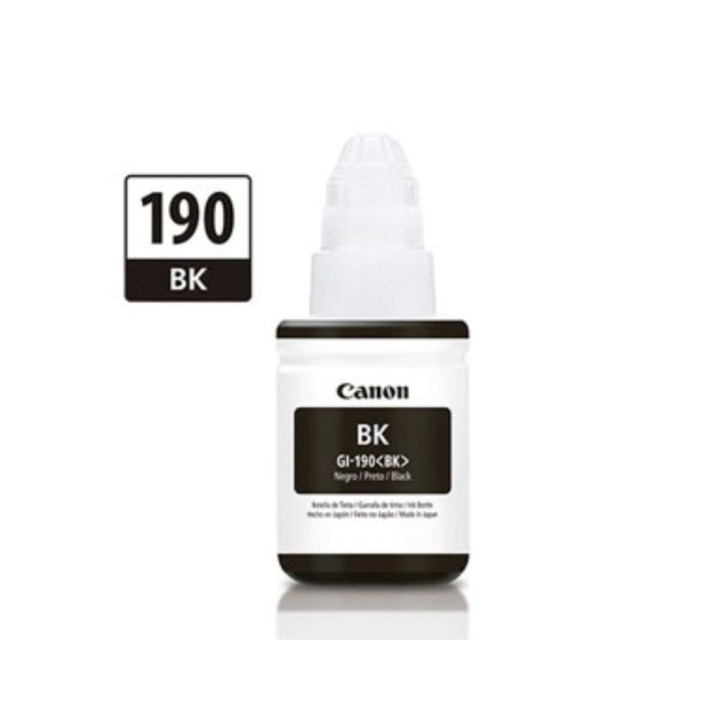 CANON - Tinta canon ORIGINAL GL-190 NEGRO bk  PIXMA G3110/G2110 135ml