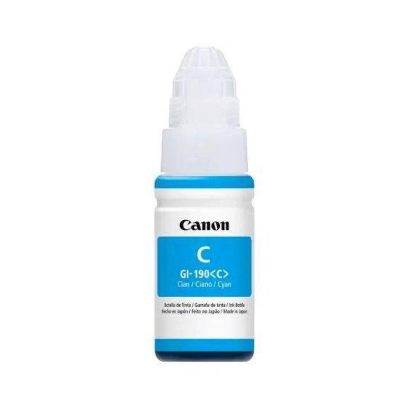 CANON - Tinta canon ORIGINAL GL-190 cyan  PIXMA G3110/G2110 70ML