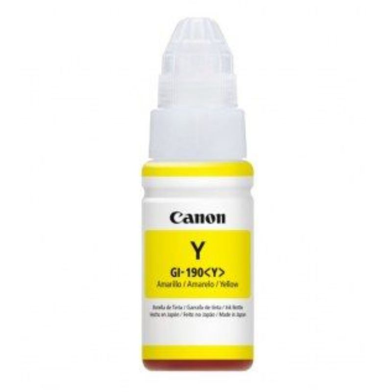 CANON - Tinta canon ORIGINAL GL-190 yellow  PIXMA G3110/G2110 70ML