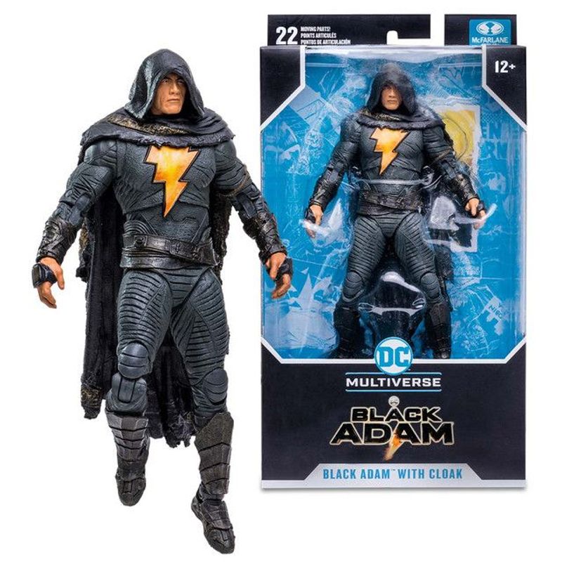 HASBRO - Black Adam Cloak Figura Justice Dc Mcfarlane Toys 18 Cm