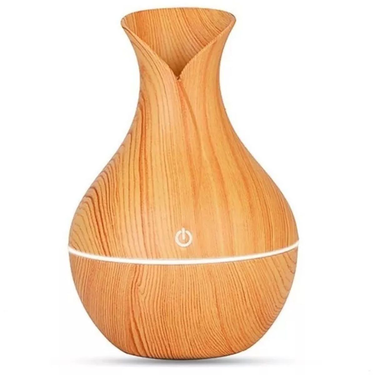 ONE PIXEL - Difusor Aromas Humidificador Aromaterapia Led Color Madera Jarron