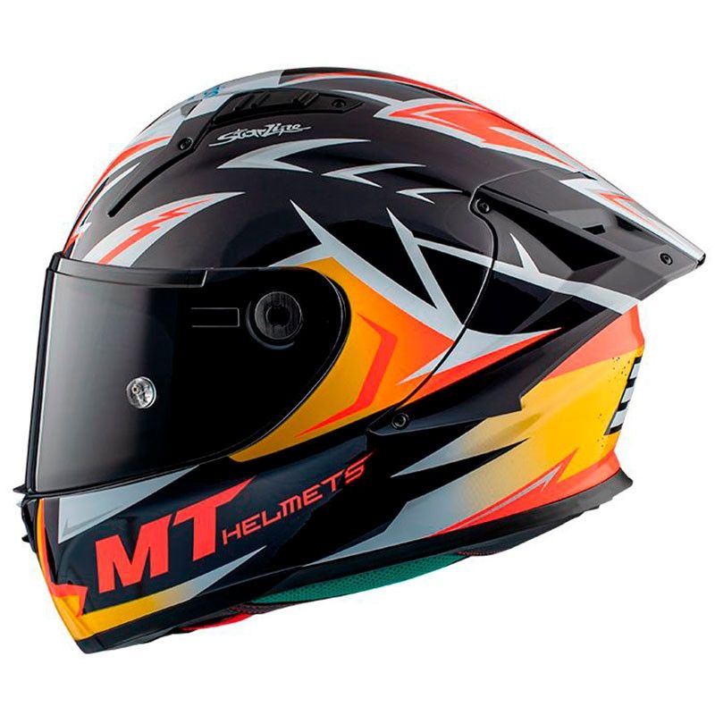 MT HELMETS - KRE+ CARBON ACOSTA A37 AZUL MATE  TALLA L