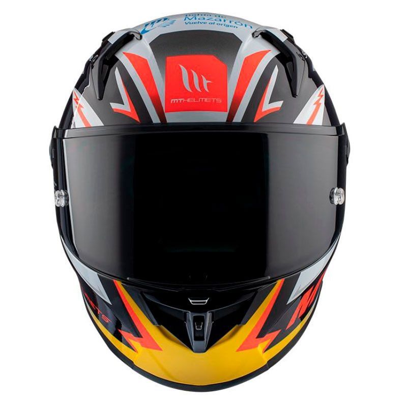 MT HELMETS - KRE+ CARBON ACOSTA A37 AZUL MATE  TALLA XL.---_.