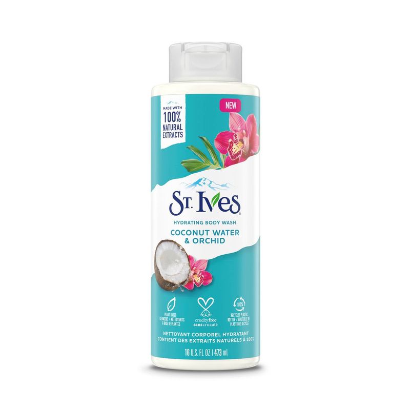 ST IVES - Jabon Corporal St. Ives Agua de Coco y Orquidea 473 ml_.