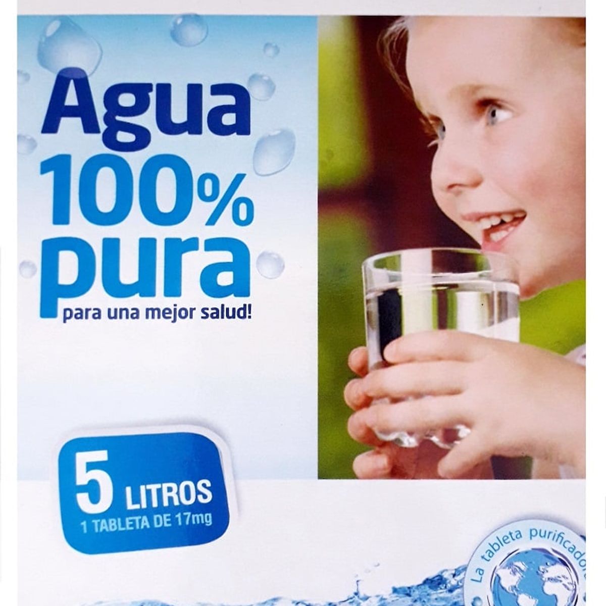 AQUATABS - Tableta Pastilla Purificadora De Agua Aquatabs 1 X 5 Litros