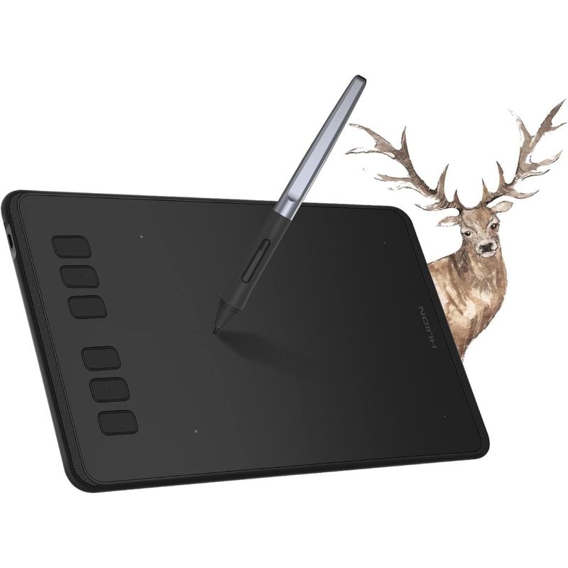 HUION - Tableta Gráfica Digitalizadora Huion Inspiroy H640p Lápiz Óptico
