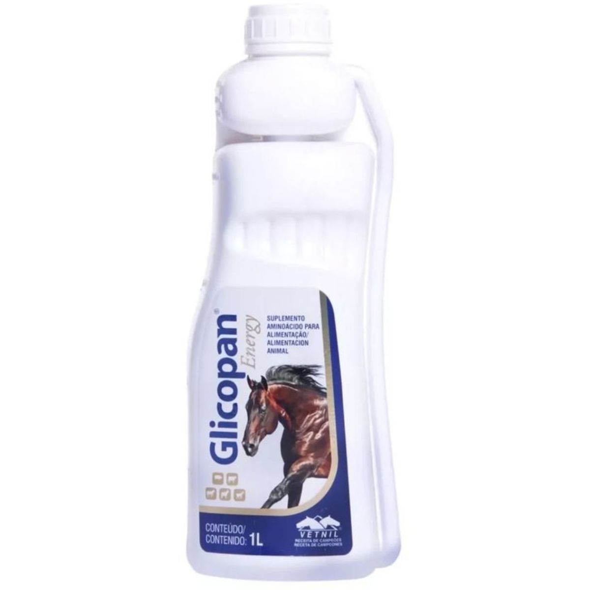 HOLLIDAY - Glicopan Energy Equinos Suplemento Vitamínico 1 Lt