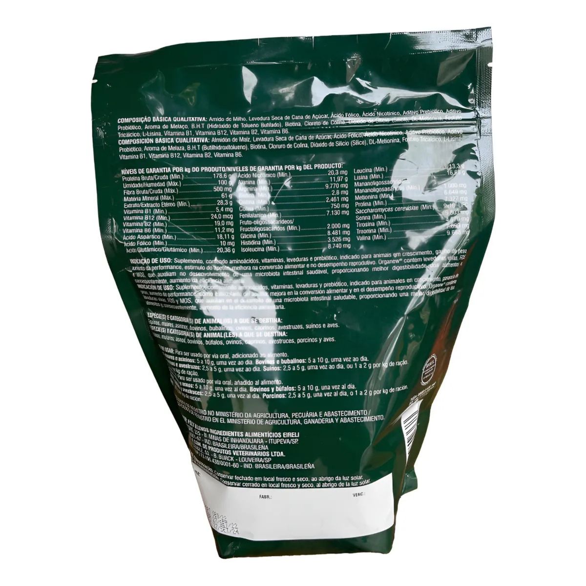 HOLLIDAY - Organew Equinos Eficiencia Alimentaria 1kg