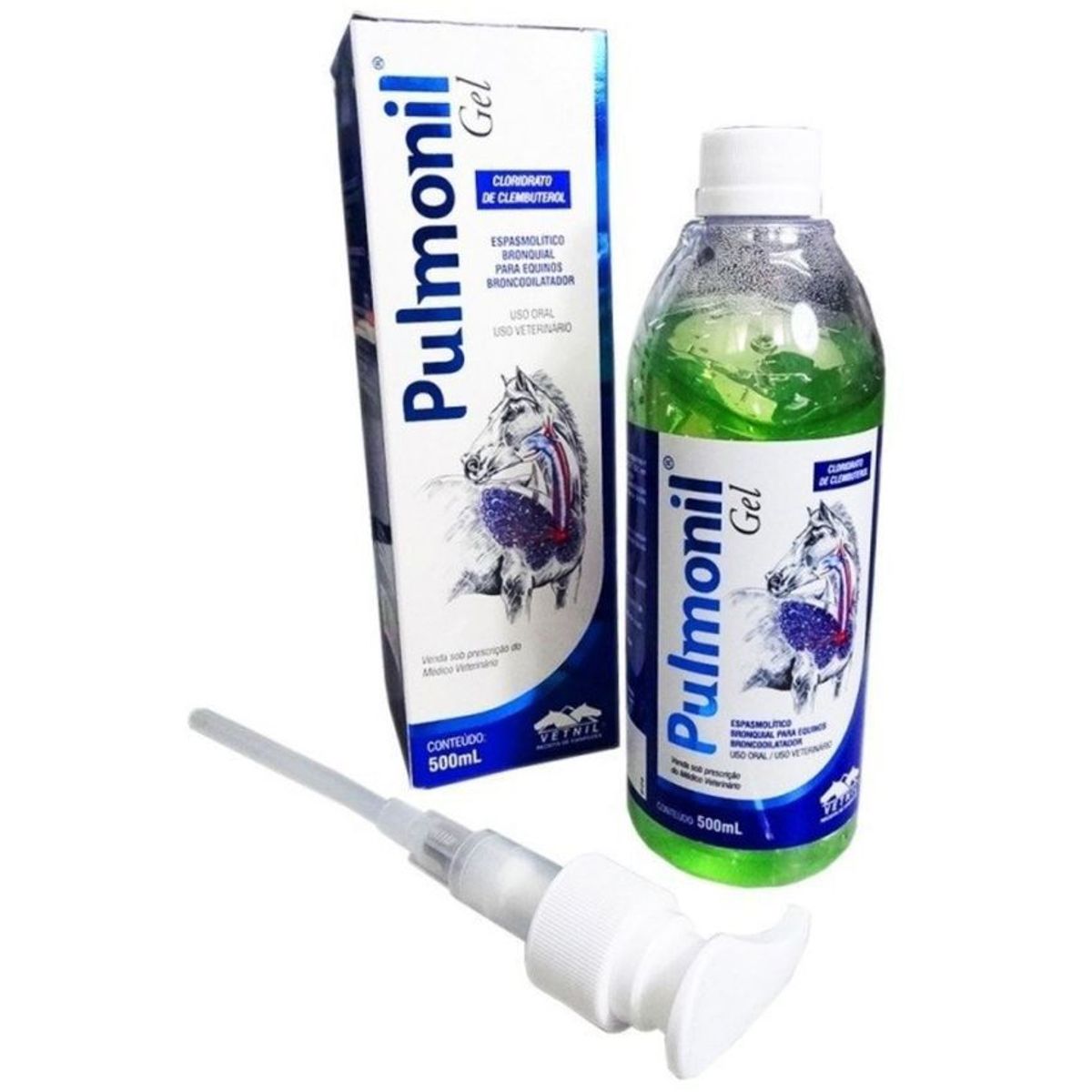 HOLLIDAY - Pulmonil Gel Equinos Enfermedades Respitatorias 500ml