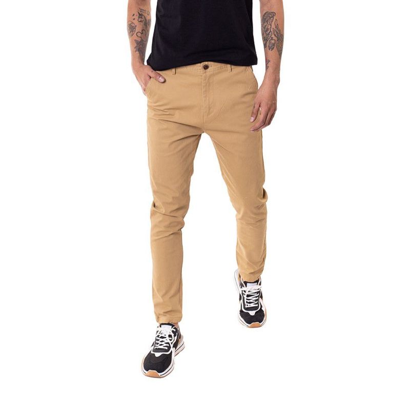 DREAMER - Pantalón Dril Slim Semi Ajustado