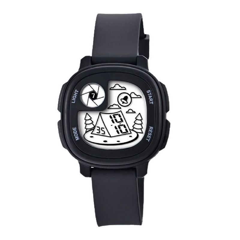 DAYOSHOP - Reloj Impermeable Niña Niños Digital Paisaje Luz  Estuche