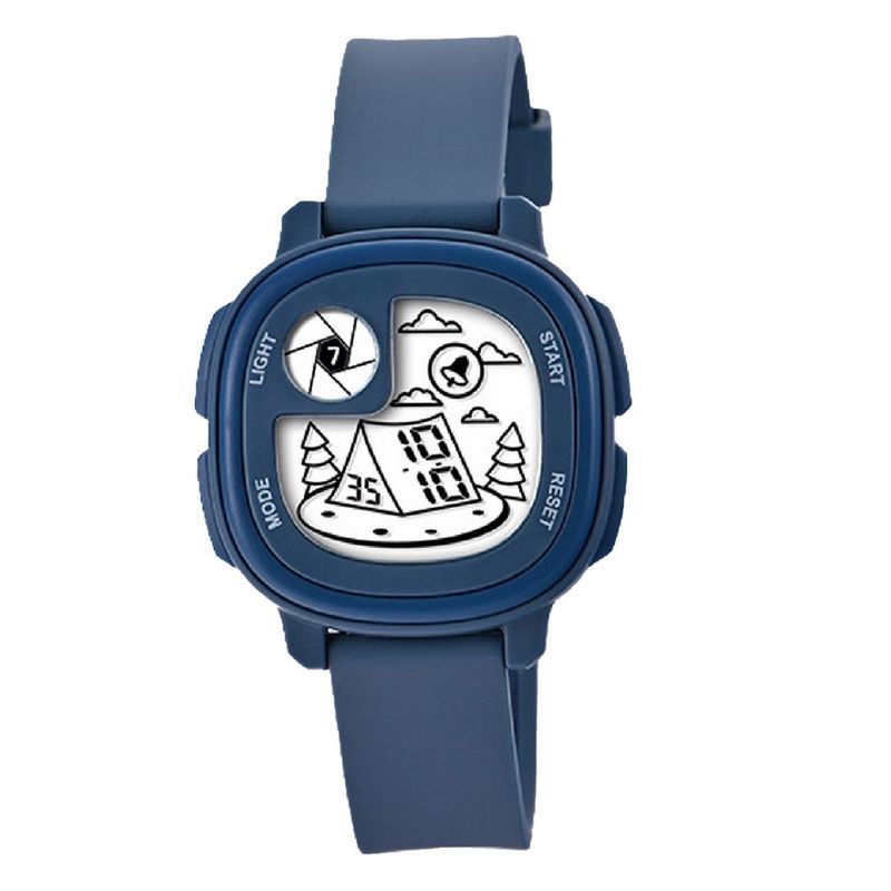 DAYOSHOP - Reloj Impermeable Niña Niños Digital Paisaje Luz  Estuche