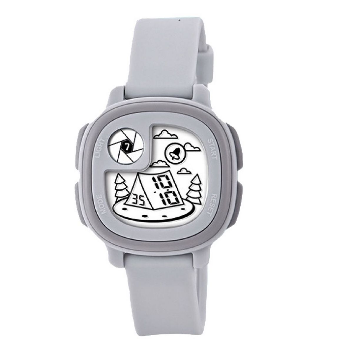 DAYOSHOP - Reloj Impermeable Niña Niños Digital Paisaje Luz  Estuche