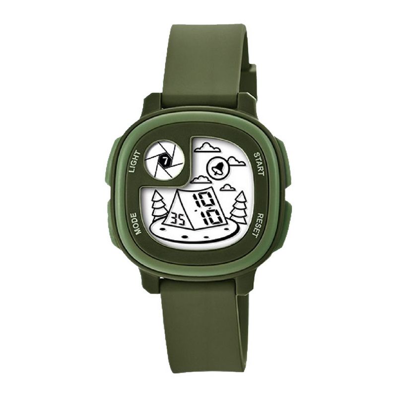 DAYOSHOP - Reloj Impermeable Niña Niños Digital Paisaje Luz  Estuche