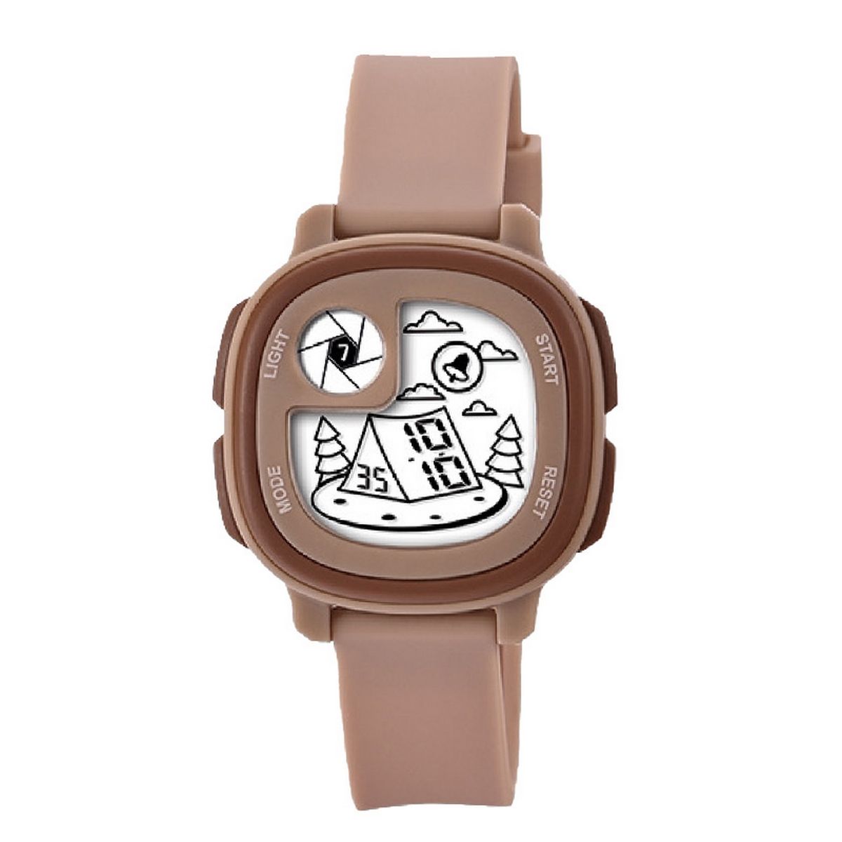 DAYOSHOP - Reloj Impermeable Niña Niños Digital Paisaje Luz  Estuche