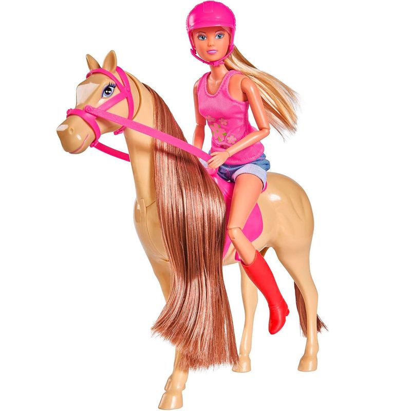 DAYOSHOP - Muñeca Princesa Peine Jinete Caballo Accesorio Juguete Niña
